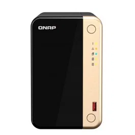 QNAP TS-264-8G NAS 2 Bahías para 3.5" y 2.5" SATA, 8GB RAM, Intel Celeron N5105, 2x Puerto 2.5GbE, 2x HDMI 2.0 (4K 60Hz), Formato Torre, Sin Ventilador